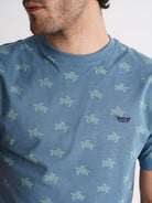 Mr. Blue Camiseta 100% Algodón Azul