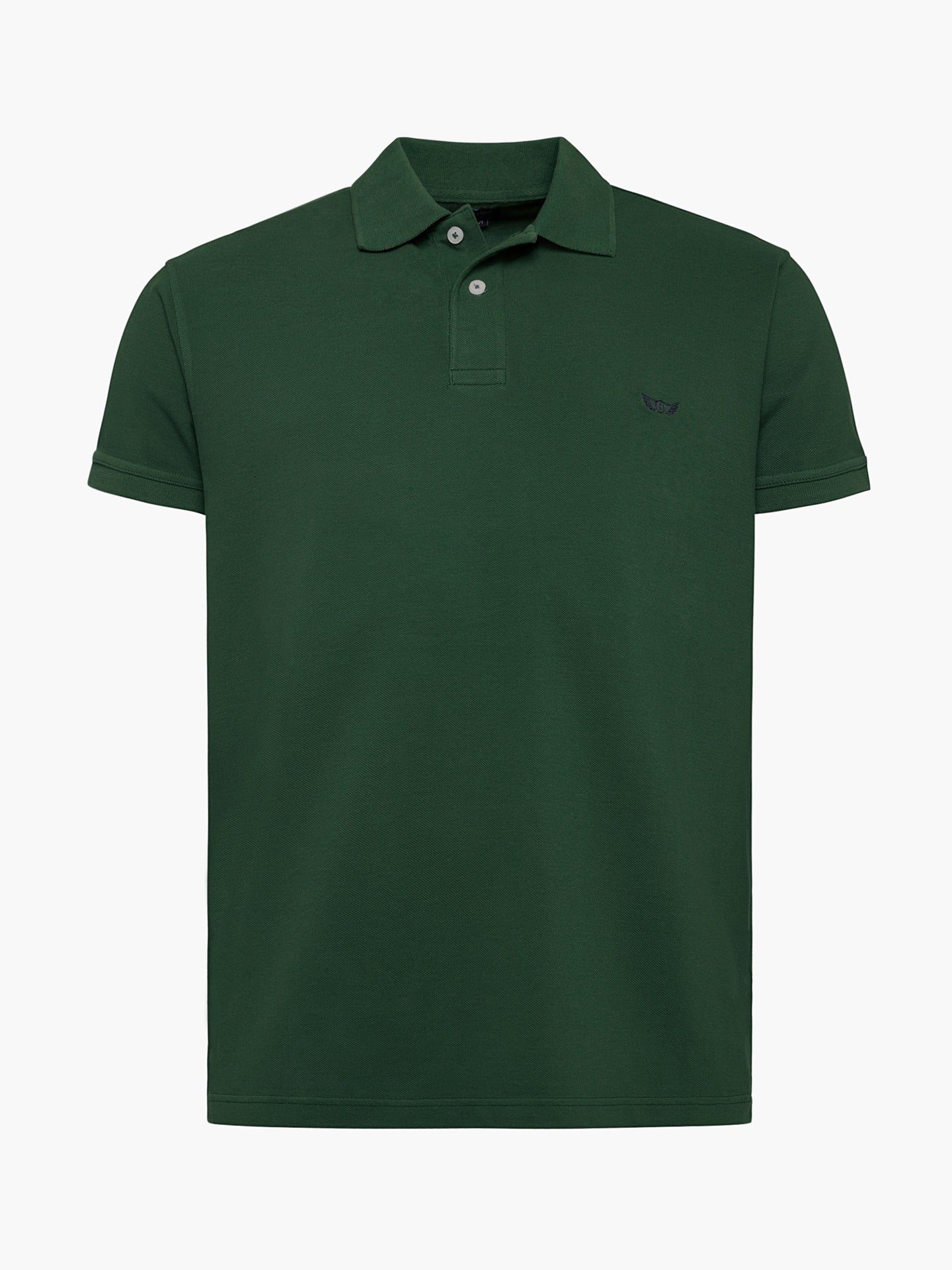 Polo Regular Fit Piquet Verde Mr. Blue