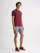 Polo Regular Fit Piquet Vermelho Mr. Blue